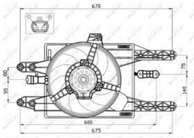 PARTES AIRE ACONDICIONADO 47455 - VENTILADOR FIAT PUNTO 1.2 94-0X0X0