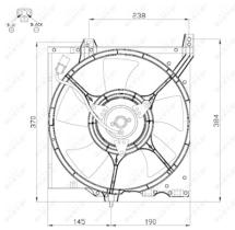 PARTES AIRE ACONDICIONADO 47477 - VENTILADOR NISSAN SUNNY 1.4 91-0X0X0