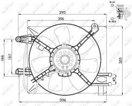 PARTES AIRE ACONDICIONADO 47486 - VENTILADOR DAEWOO MATIZ 0.8 98-0X0X0