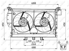 PARTES AIRE ACONDICIONADO 47503 - VENTILADOR CITROEN BERLINGO 1.9D 97-0X0X0