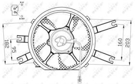 PARTES AIRE ACONDICIONADO 47554 - VENTILADOR MITSUBISHI L200 2.5D 97-0X0X0