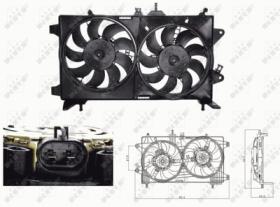 PARTES AIRE ACONDICIONADO 47676 - VENTILADOR FIAT PUNTO 1.9D 00-0X0X0