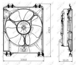 PARTES AIRE ACONDICIONADO 47677 - VENTILADOR FIAT SEDICI 1.9D 06-0X0X0