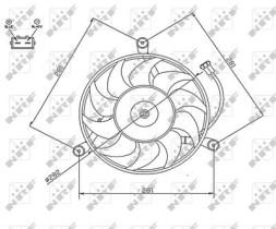 PARTES AIRE ACONDICIONADO 47745 - VENTILADOR VW TRANSPORTER 1.9D 91-0X0X0