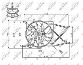 PARTES AIRE ACONDICIONADO 47749 - VENTILADOR OPEL ZAFIRA 1.6 99-0X0X0