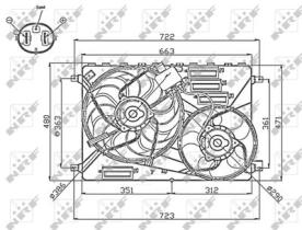 PARTES AIRE ACONDICIONADO 47756 - VENTILADOR LAND ROVER FREELANDER 2.2D 07-0X0X0