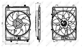 PARTES AIRE ACONDICIONADO 47849 - VENTILADOR MERCEDES A-SERIES 1.6 13-0X0X0