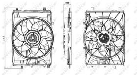 PARTES AIRE ACONDICIONADO 47851 - VENTILADOR MERCEDES A-SERIES 1.5D 13-0X0X0