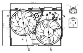 PARTES AIRE ACONDICIONADO 47866 - VENTILADOR FIAT DUCATO 2.3D 07-0X0X0