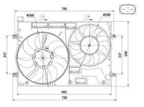PARTES AIRE ACONDICIONADO 47928 - VENTILADOR VW PASSAT 2.0D 15-0X0X0