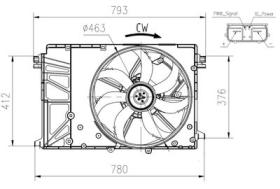 PARTES AIRE ACONDICIONADO 47932 - VENTILADOR TOYOTA RAV 4 2.0 19-0X0X0