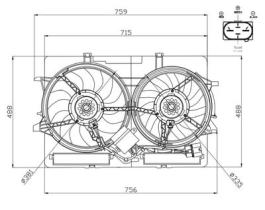 PARTES AIRE ACONDICIONADO 47938 - VENTILADOR AUDI A4 2.0D 08-0X0X0