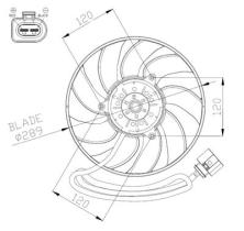 PARTES AIRE ACONDICIONADO 47946 - VENTILADOR VW TRANSPORTER 2.5D 03-0X0X0