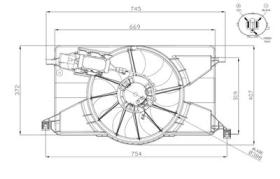 PARTES AIRE ACONDICIONADO 47959 - VENTILADOR FORD FOCUS 1.6 11-0X0X0