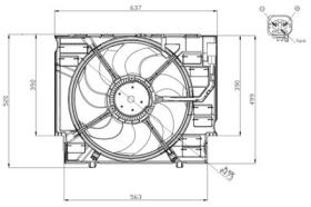 PARTES AIRE ACONDICIONADO 47960 - VENTILADOR BMW 5 3.0D 04-0X0X0