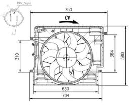 PARTES AIRE ACONDICIONADO 47967 - VENTILADOR VOLVO XC90 2.0 15-0X0X0
